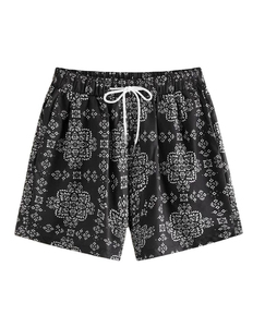 Nouveau short de bain décontracté pour homme grande taille 2026, séchage rapide, respirant, doux et confortable, motif uni, idéal pour la plage - Product Image 2
