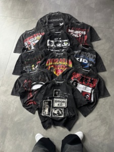 เสื้อยืดคุณภาพสูงพิมพ์ลายแบรนด์ตามสั่ง สไตล์สตรีทแวร์ - Product Image 1
