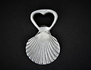 Handmade Seashell Bottle Opener Decorative Coastal Bar <b>Tool</b> for Beverage Opening and Beach <b>House</b> Styling - Product Image 4