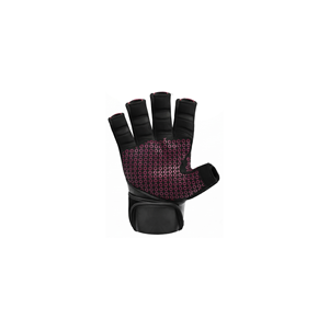 Gants de fitness unisexes à demi-doigts en cuir respirant antidérapants avec support de poignet et fermeture auto-agrippante pour la musculation et l'entraînement en salle de sport - Product Image 3