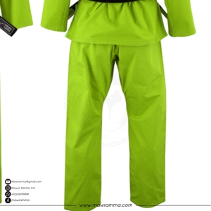 ชุดยิวยิตสู BJJ จากโรงงานโดยตรง ผ้าฝ้าย 100% ทอลายเพิร์ลวีฟ รับสกรีนโลโก้ ชุดยิวยิตสูบราซิลสำหรับมืออาชีพ ขายส่ง - Product Image 6