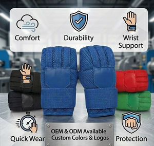 Kit de Regalo de Boxeo de Alta Calidad Personalizado Easy Wraps, Guantes Interiores Premium con Acolchado de Espuma, Logotipo OEM, Venta al Por Mayor de Fábrica - Product Image 3
