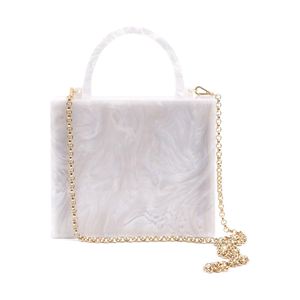 Pochette de soirée élégante en résine haut de gamme faite à la main pour femmes, vaisselle et décorations pour occasions spéciales - Product Image 1