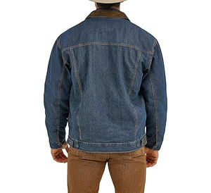 Chaqueta vaquera de corte cowboy para hombre, forrada, estilo western - Product Image 6