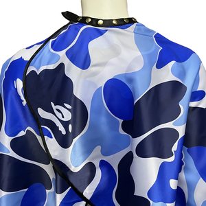 Capes de barbier pour hommes, capes de coupe de cheveux avec boutons-pression, capes de salon pour stylistes, cape de coiffeur imperméable 63”× 56” Hysaf - Product Image 2
