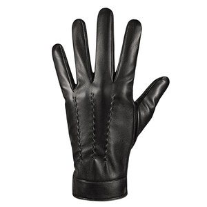 Gants de conduite élégants en cuir d'agneau non doublés pour écran tactile, pour hommes, sports de plein air, écologiques - Product Image 3