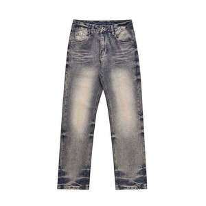Custom <b>Men</b> Outfit Baggy Fit Dark Blue <b>Jeans</b> Pants High Quality Fashion Designer Brand Clothing Denim Pants <b>Jean</b> Denim <b>Men's</b> <b>Jean</b> - Product Image 4