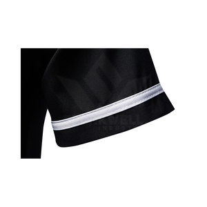 Men's Black Baseball Jersey Short Sleeve Button Front Solid Color Polyester Moisture Wicking <b>Sport</b> <b>Apparel</b> for Adults - Product Image 3