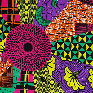 Tela de Camisero con Estampado Africano de Hilo Peinado, Diseño Personalizado, 150 g/m², Tejida para Vestidos de Niñas y Ropa Deportiva para Niños, Exportación - Product Image 3