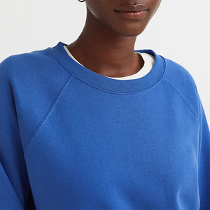 Female Sweatshirt classic long sleeve pullover breathable soft fabric crewneck casual <b>top</b> comfortable fit for gym and <b>walking</b> - Product Image 2