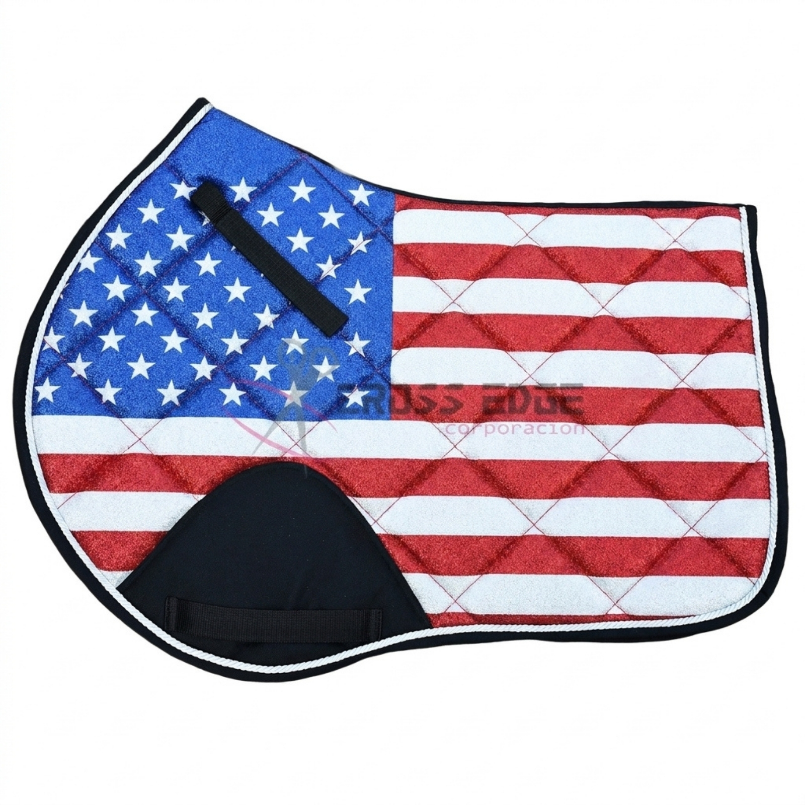 Tapis de selle drapeau américain