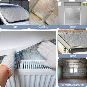 Rouleau de feuille d'isolation thermique en aluminium double couche Neo, résistant au feu, insonorisant, sans formaldéhyde, certifié Energy Star, 40 m - Product Image 6