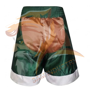 Nouveaux uniformes de boxe professionnels fabriqués sur mesure en polyester/coton avec impression par transfert thermique - Product Image 4