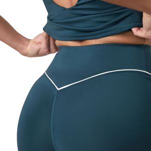 Leggings de Cintura Alta Color Azul Turquesa para Mujer, Pantalones de Yoga Elásticos para Entrenamiento, Ropa Deportiva de Alto Rendimiento - Product Image 5