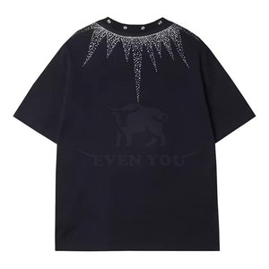 Camisetas de Hombre con Pedrería, Diseño Moderno, Color Sólido, Talla Adulto - Product Image 2