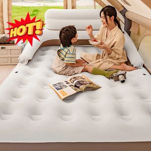 Matelas pneumatique double avec pompe électrique intégrée, lit pneumatique auto-gonflant imperméable - Product Image 4