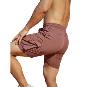 New Men's Quick Dry Cargo Shorts Lightweight Multi-Pocket Gym Workout Athletic Running Shorts Casual Drawstring Summer Short - Product Image 4