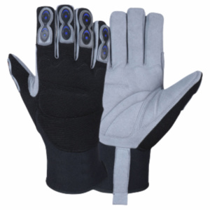Gants de travail Amara en cuir synthétique renforcé haute résistance, protection anti-coupure pour la construction, la mécanique et l'hiver - Product Image 3