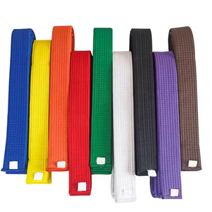 Wholesale OEM Custom Made Logo Durable Breathable Stretch Unisex Taekwondo & Karate Belt Cotton Fabric for Martial <b>Arts</b> Training - Product Image 6