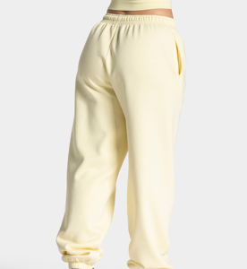Pantalones de Yoga Elásticos de Secado Rápido para Mujer, Diseño Holgado de Color Sólido, Cintura Alta, Pantalones Deportivos para Correr al Aire Libre - Product Image 3