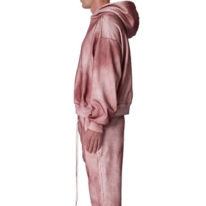 Vente en gros PRO ENTERPRISES Sweat à capuche pour homme en polaire polyester/coton, sans couture, épais 420 g/m², infroissable, respirant, uni - Product Image 6
