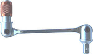 Adaptador de doble cabezal flexible con liberación rápida, acero S2, accionamiento de 1/4 de pulgada, acabado arenado, compatible con OEM y DIY, fabricado en Taiwán - Product Image 3