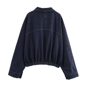 Nuevo Conjunto de Dos Piezas de Mezclilla Ajustado para Mujer, Estilo Moderno, Top sin Mangas Transpirable con Botones, Estilo Casual Primavera/Verano - Product Image 3