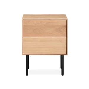 Table de chevet contemporaine en teck massif de haute qualité pour projets hôteliers – Fabricant et fournisseur OEM/ODM - Product Image 2