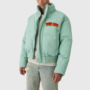 Vêtements d'hiver pour hommes de qualité supérieure, nouvelle mode, vente en gros, veste chaude rembourrée, manteau à capuche, veste matelassée, personnalisable ODM - Product Image 1