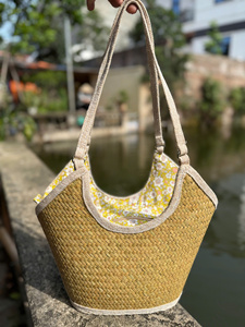 Bolso de Mano de Ratán Tejido, Forma Ovalada, Fabricante Vietnamita, Bolso de Verano, Proveedor al por Mayor, Exportación - Product Image 4