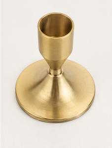 <b>Small</b> Brass Gold Handmade Eco-Friendly Durable Modern Taper <b>Candle</b> Holder Stand Decorative Tabletop Home Wedding Decor - Product Image 3