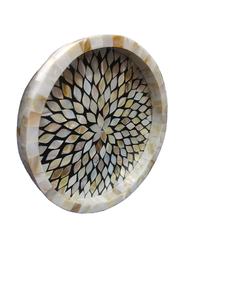 Royal Noor Handcrafted Pearl & Bone Inlay Tray Custom Luxury Homeware for Tables, Restaurants, and Exclusive Gifting Collections - Product Image 5