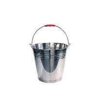 Seaux en métal miniatures de haute qualité, 3L/4L/5L, avec poignées métalliques, galvanisés, taille et forme personnalisées, cadeaux de jardinage très vendus