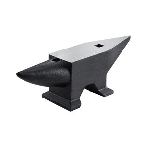 Incudine a corno singolo in acciaio fuso da 132 libbre (60 kg) con ampia superficie di lavoro, base stabile e elevata durezza, robusta - Product Image 1