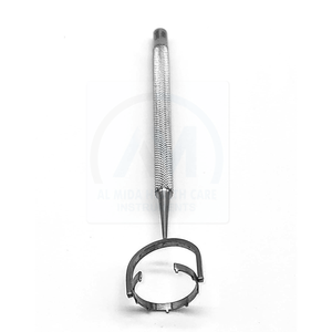 Pince de fixation Hoffman Thronton Globe en acier inoxydable, instrument chirurgical ophtalmique AMHC-R-415 certifié CE Classe II pour la rétine - Product Image 3