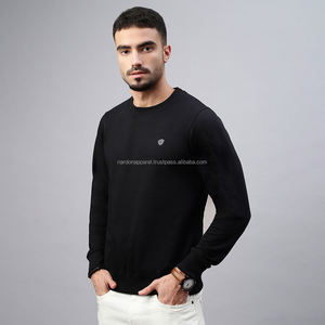 Nardon Apparel Sudadera de cuello redondo de gran tamaño de algodón Sudadera bordada personalizada de talla grande Sudadera de cuello redondo para hombres y mujeres - Product Image 3