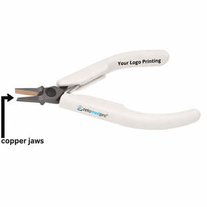 Pince à bec plat en cuivre de haute qualité ZETOMED PRO, outil de formage de bijoux en acier inoxydable de haute qualité, personnalisable - Product Image 2