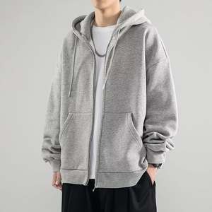 Sweat à capuche en molleton noir pour homme, logo brodé, style streetwear, vêtement d'hiver, coupe classique, manches classiques, 100% molleton - Product Image 4