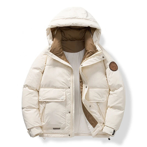 Veste matelassée en coton décontractée de haute qualité, personnalisable, grande taille, chaude, pour homme, lavable en machine, pour couple, hiver - Product Image 2