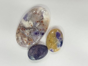 Lot de 10 cabochons en pierre naturelle violette de qualité AA, 40g, vente en gros de pierres précieuses en vrac pour la fabrication de bijoux, fournisseur en gros - Product Image 5