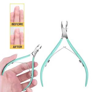 Coupe-ongles professionnel en acier inoxydable 12,5 mm à mâchoires plates, ouverture large, lame tranchante pour le soin des ongles des doigts, usage adulte, style simple - Product Image 2