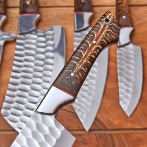 Ensemble de couteaux de chef robustes avec lames en acier affûtées et manches équilibrés pour la cuisine commerciale et la cuisson professionnelle - Product Image 3