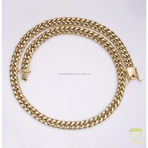 Chaîne cubaine en argent sterling 925 de qualité supérieure, finition polie, bijoux de luxe tendance pour hommes et femmes, collection de vente au détail - Product Image 4