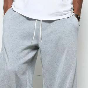 Jogging cargo surdimensionné pour hommes, pantalon de survêtement en molleton multipoches, streetwear ample, pantalon en coton avec logo personnalisé - Product Image 6