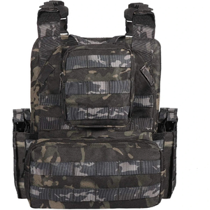 Gilet tactique personnalisé porte-plaques, gilet d'entraînement découpé au laser, vente en gros OEM - Product Image 1