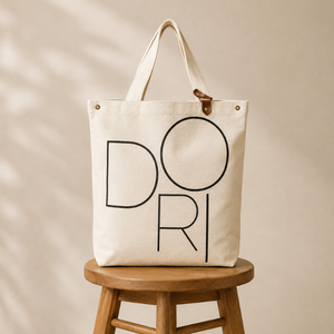 <b>Printed</b> Cotton Canvas Shopping Bag | Eco Friendly Reusable Tote with Handle <b>Large</b> Capacity for Retail Grocery and Day Carry Use - Product Image 3