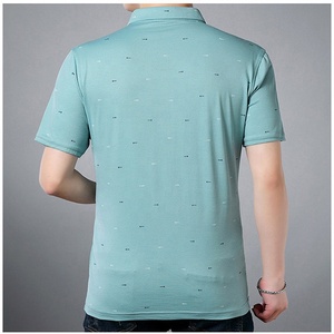 2025 unisexe 100% coton Golf pour polo haute qualité 180 GSM coupe ajustée avec col tricoté T-shirts pour hommes - Product Image 3