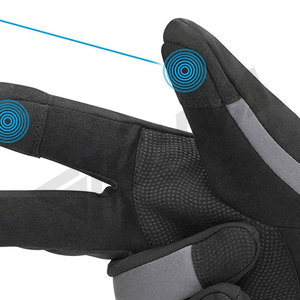 Gants de ski pour hommes, gants isolés chauds pour l'hiver et la neige, gants coupe-vent pour le ski - Product Image 6