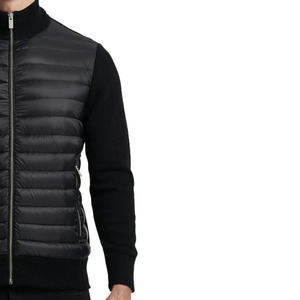 Veste longue matelassée noire pour homme LAMA INDUSTRIES, col montant, fermeture éclair, imperméable, coupe-vent, décontractée, coupe ajustée, hiver - Product Image 5