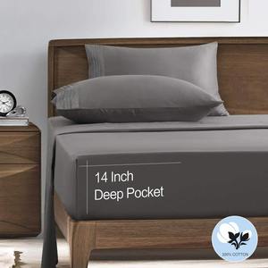 Draps de lit en coton imprimés avec logo personnalisable, qualité hôtelière et domestique, professionnels pour usage hospitalier, nouvelle arrivée - Product Image 4